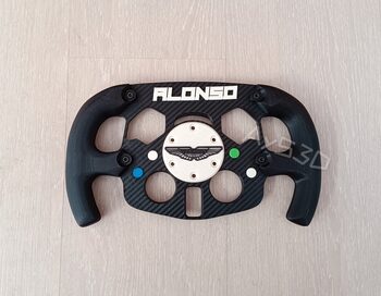 MOD F1 Formula 1 ASTON MARTIN F. ALONSO para Volante Logitech G29 y G923 PS y Pc