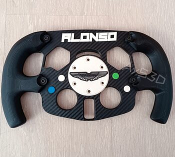 MOD F1 Formula 1 ASTON MARTIN F. ALONSO para Volante Logitech G29 y G923 PS y Pc