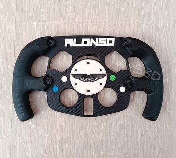 MOD F1 Formula 1 ASTON MARTIN F. ALONSO para Volante Logitech G29 y G923 PS y Pc