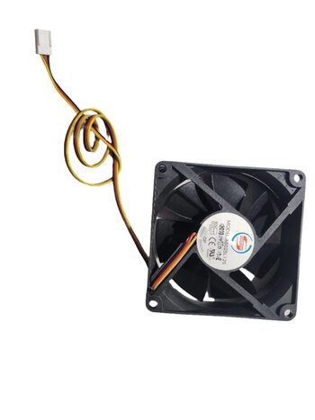 Ventiliatorius Hong Sheng A8025L12S Fan 80x80x25mm DC12V 0.10A Non-Standard 2-Pin Connector