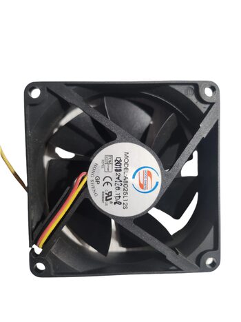 Ventiliatorius Hong Sheng A8025L12S Fan 80x80x25mm DC12V 0.10A Non-Standard 2-Pin Connector