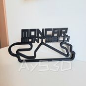 CIRCUITOS PERSONALIZADOS con tu nombre de F1 Formula 1 Moto GP decorativos gamer