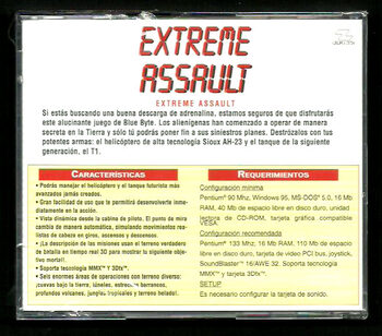 Juego para PC Extreme Assault. Blue Byte. Vintage años 90. España. Nuevo 