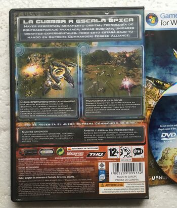 SUPREME COMMANDER: FORGED ALLIANCE - PC