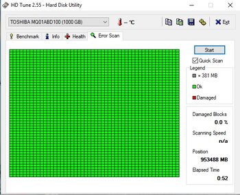 Toshiba 1 TB HDD Storage for sale