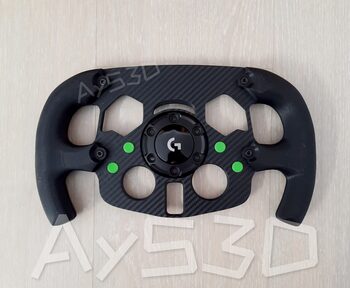 MOD F1 Fórmula 1 para Volante Logitech G29 y G923 de PS PlayStation Verde Lima