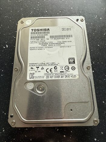 Toshiba 500 GB HDD Storage