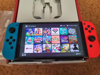 Get Nintendo switch OLED + microSD 256GB ATRIŠTAS Lietuvių kalba