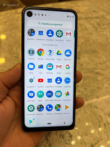 Motorola One Vision Sapphire gradient