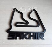 CIRCUITO SAKHIR BAREIN Decorativo de pared para zona gamer de Formula 1 Moto GP