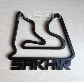 CIRCUITO SAKHIR BAREIN Decorativo de pared para zona gamer de Formula 1 Moto GP for sale