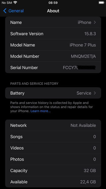 Apple iPhone 7 Plus 32GB Black