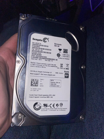 Seagate Barracuda 500 GB HDD Storage