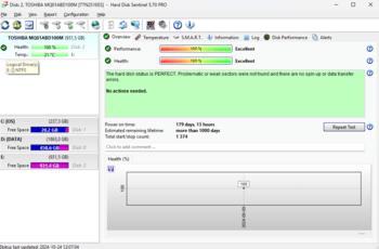 20 vnt. 2.5" 1TB talpos HDD kietieji diskai