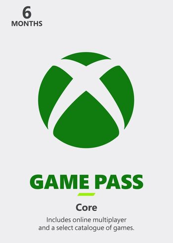 Xbox Game Pass Core 6 Miesięcy Klucz EUROPE