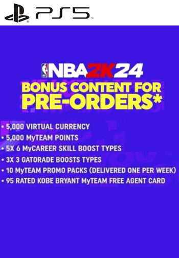 NBA 2k24 Pre-Order Bonus (DLC) (PS5) PSN Key EUROPE