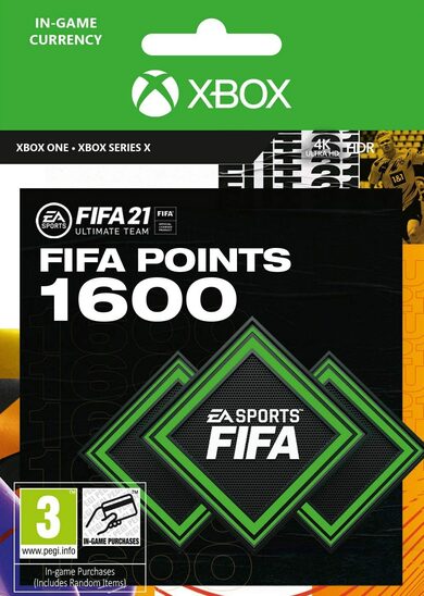E-shop FIFA 21 - 1600 FUT Points (Xbox One) Xbox Live Key GLOBAL