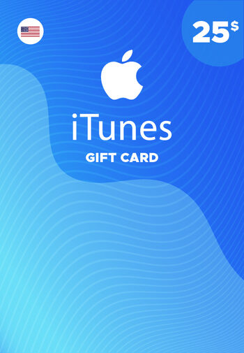 Apple iTunes Gift Card 25 USD Código de iTunes NORTH AMERICA