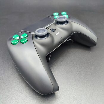 Mando PS5 COMPETITIVO Negro & Metal Verde