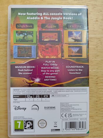 Disney Classic Games: Aladdin, The Lion King and The Jungle Book Nintendo Switch