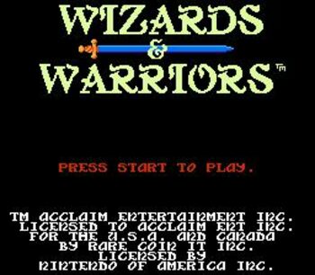 Wizards & Warriors NES