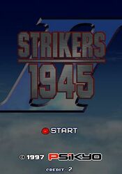 Strikers 1945 II PlayStation