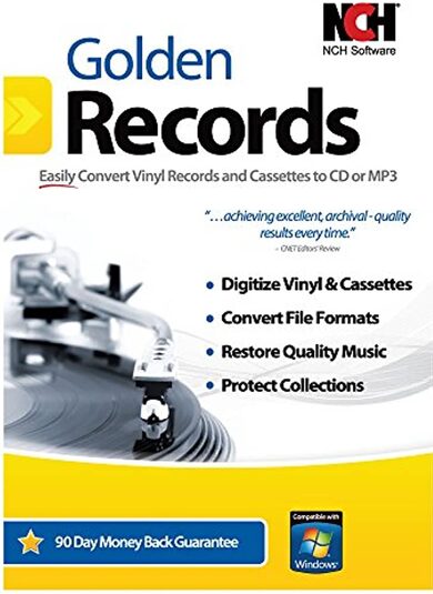 E-shop NCH: Golden Records Vinyl and Cassette to CD Converter (Windows) Key GLOBAL