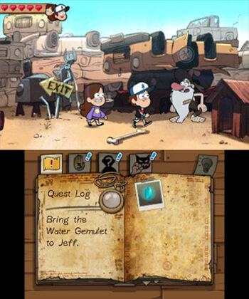 Gravity Falls - Legend of the Gnome Gemulets Nintendo 3DS