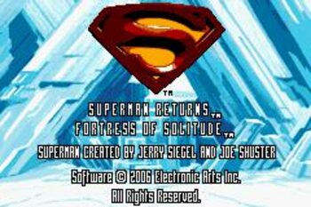 Superman Returns: Fortress of Solitude Game Boy Advance