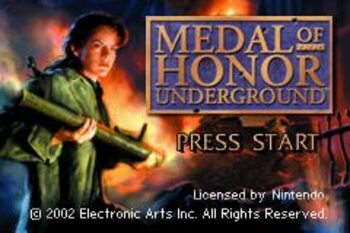 Medal of Honor: Underground Game Boy Advance