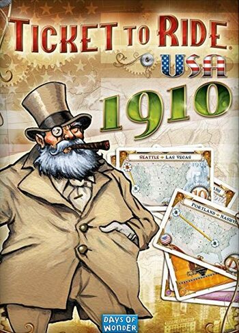 Ticket To Ride USA 1910 (DLC) (PC) Steam Key EUROPE