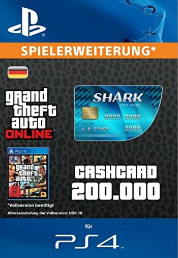 Grand Theft Auto Online: Tiger Shark Cash Card (PS4) PSN Key GERMANY