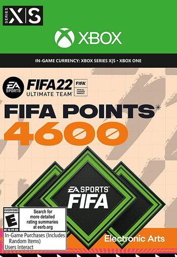 FIFA 22 - 4600 FUT Points Código de Xbox Live UNITED STATES