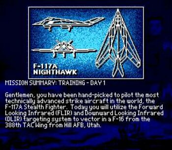 Redeem F-117 Night Storm SEGA Mega Drive