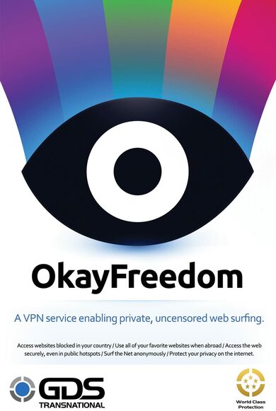 E-shop Okay Freedom VPN 1 Year 1 PC Premium Key GLOBAL