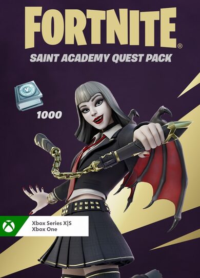 E-shop Fortnite - Saint Academy Quest Pack + 1000 V-Bucks Challenge XBOX LIVE Key BRAZIL