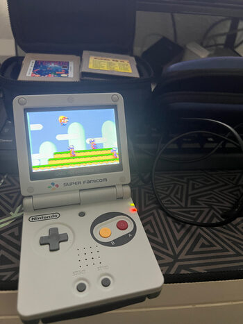 Game Boy SP Super Famicom PANTALLA IPS Con Cargador 