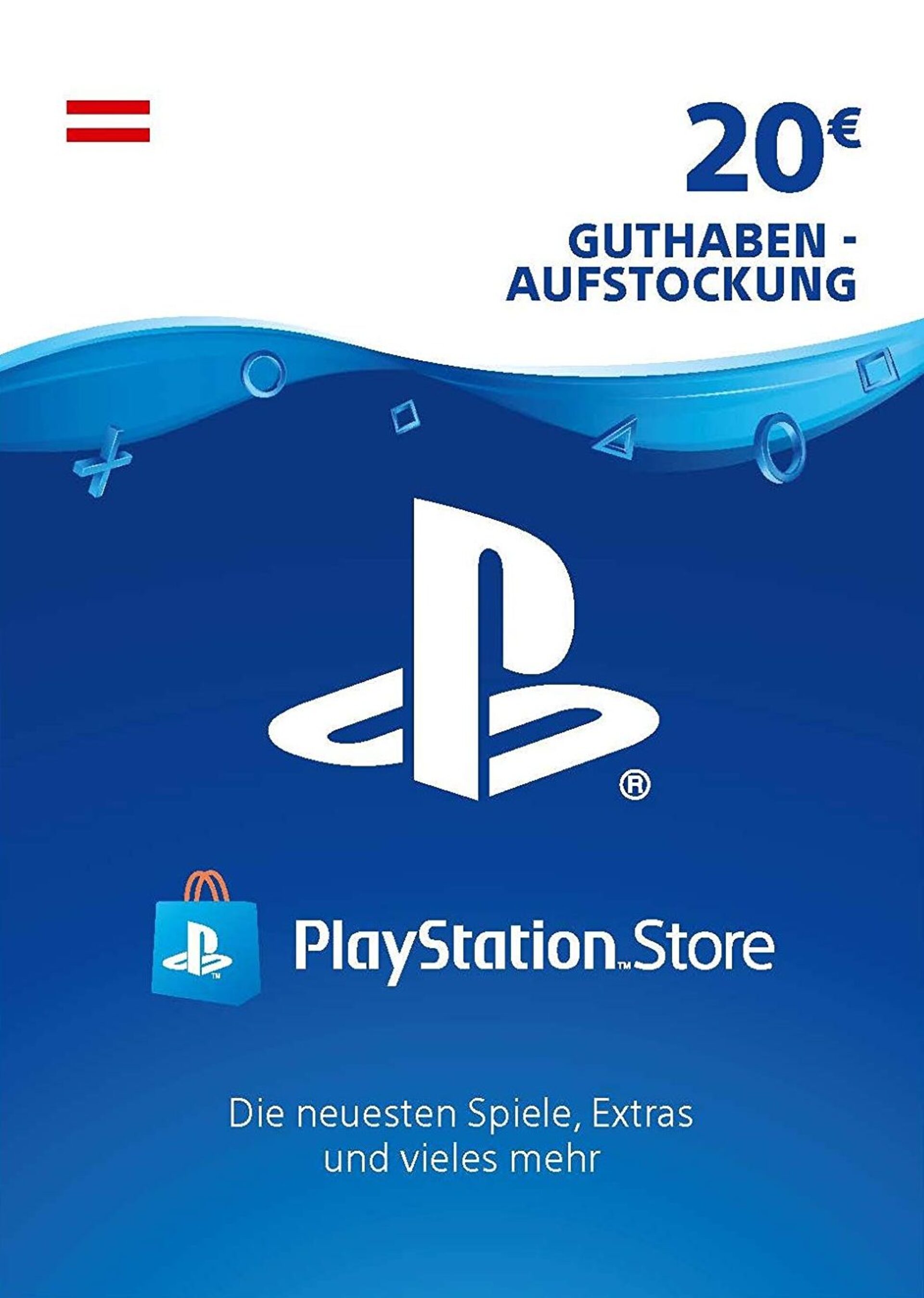PlayStation Network Card 20 EUR AT key Buy cheap
