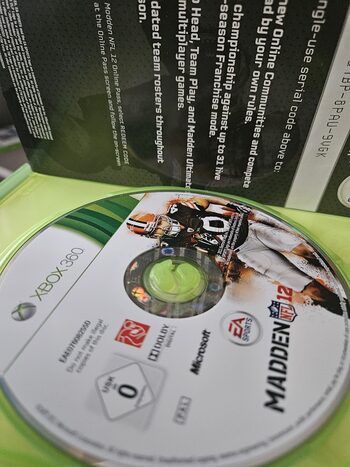 Madden NFL 12 Xbox 360 for sale