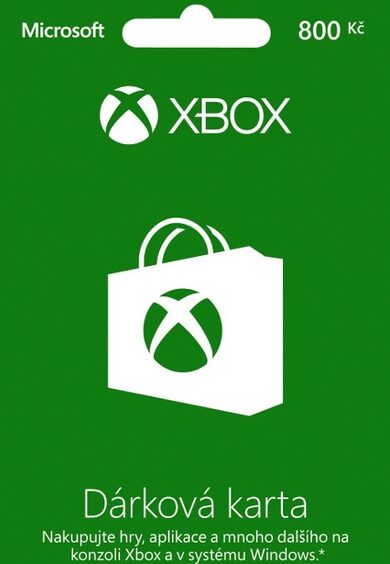 E-shop Xbox Live Gift Card 800 CZK (CZ) Xbox Live Key CZECH REPUBLIC