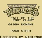 Teenage Mutant Ninja Turtles: Fall of the Foot Clan Game Boy