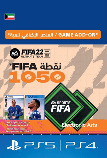FIFA 22 - 1050 FUT Points (PS4/PS5) PSN Key KUWAIT