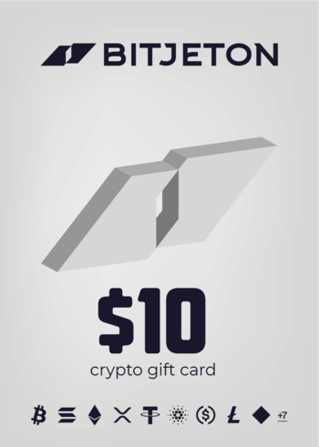 BitJeton Crypto Gift Card 10 USD Key GLOBAL