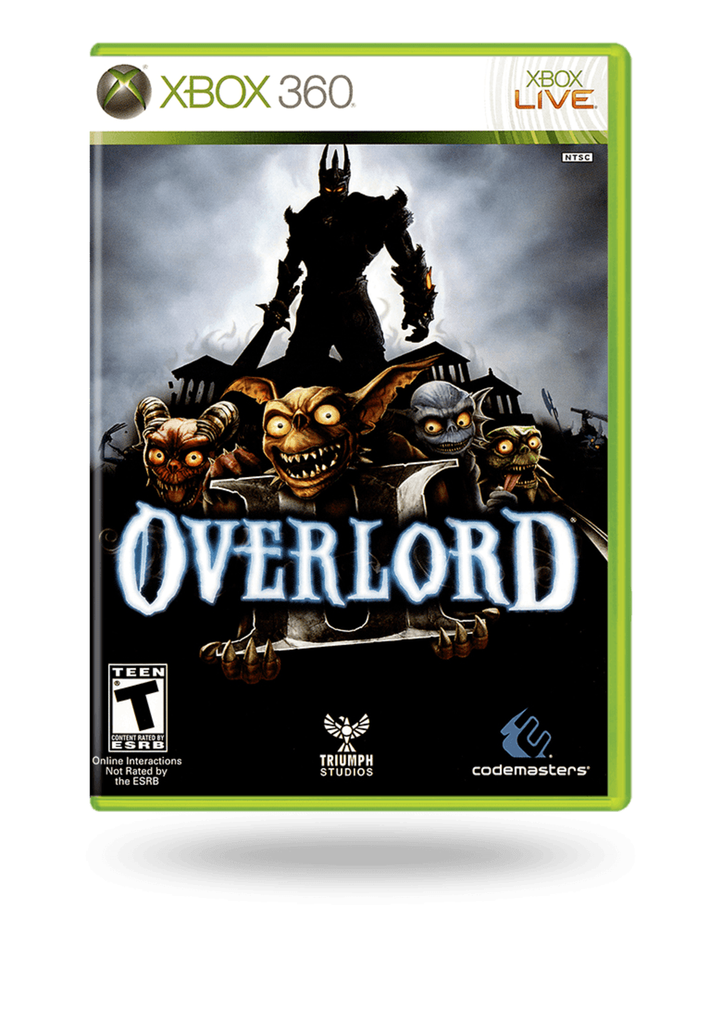 Overlord II 2 - ORIGINAL GAME CASE ONLY - Xbox 360 - NO GAME