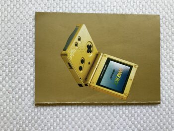 Get Manual Instruciones Gameboy Advance SP Puntos Oro Zelda Triforce