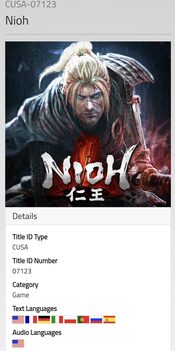 Redeem Nioh PlayStation 4