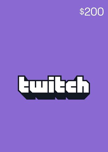 Twitch Gift Card 200 USD Clé UNITED STATES