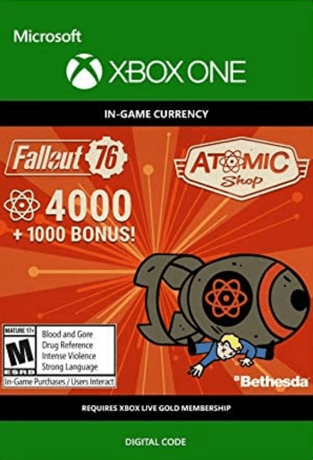 Fallout 76: 4000 (+1000 Bonus) Atoms XBOX LIVE Key GLOBAL