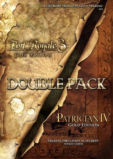 E-shop Port Royale 3 Gold + Patrician IV Gold - Double Pack Steam Key GLOBAL