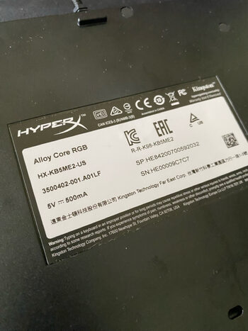 HyperX Alloy Core RGB for sale